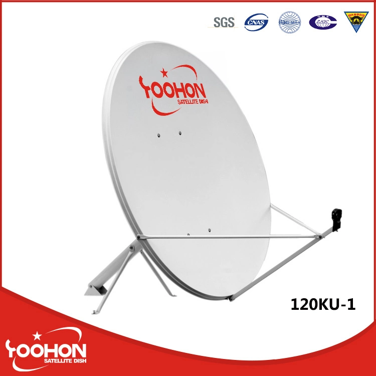1.2m Offset Satellite Dish Antenna with 1000 Hours Salt Spray Certification
