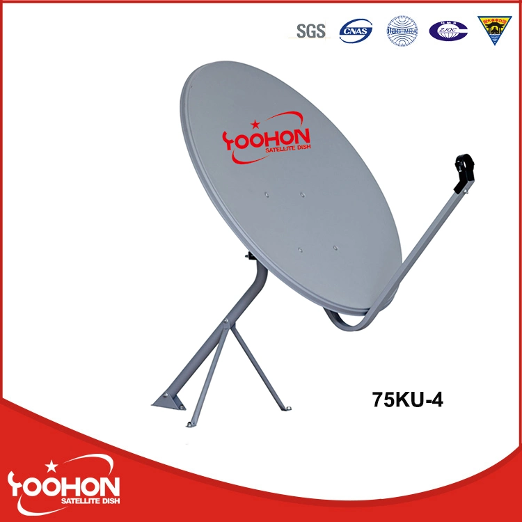 75cm Ku Band Dish Satellite Antenna, TV Antennea Outdoor