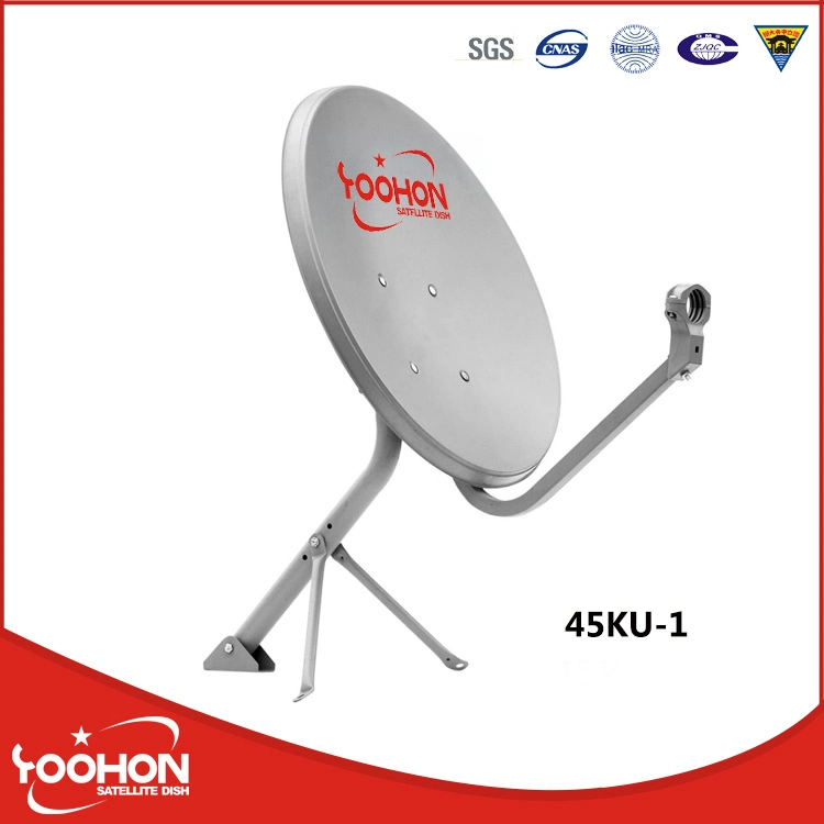 45cm Ku Band Small Satellite Antenna TV Receiving