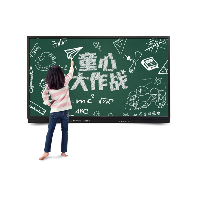 Ad Player Interactive TV Smart Interactive Whiteboard Multimedia Classroom School Board 84 Inch 4K Interactive LED Touch Screen Panel for Education