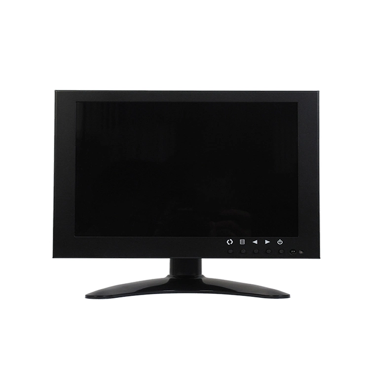 10.1-Inch Button Panel LED Display Desktop High-Definition TFT Closed-Circuit Television Display
