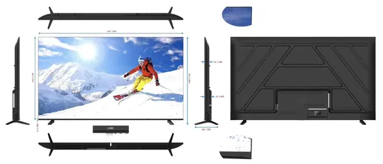 OLED TV Original New 2023 Factory Made 50 55 Inch OLED TV Curved LED TV