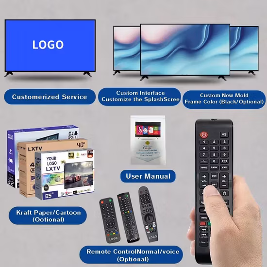 OLED TV Original New 2023 Factory Made 50 55 Inch OLED TV Curved LED TV
