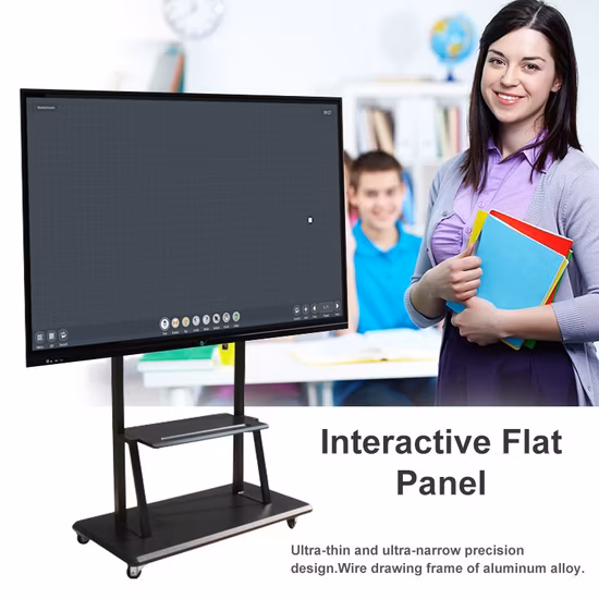 Android Infrared Touch Computer Touch Interactive Flat Smart Board TV LED Miboard Kiosk Conference Meeting Whiteboard Display LCD Screen Ifp 110" Panel