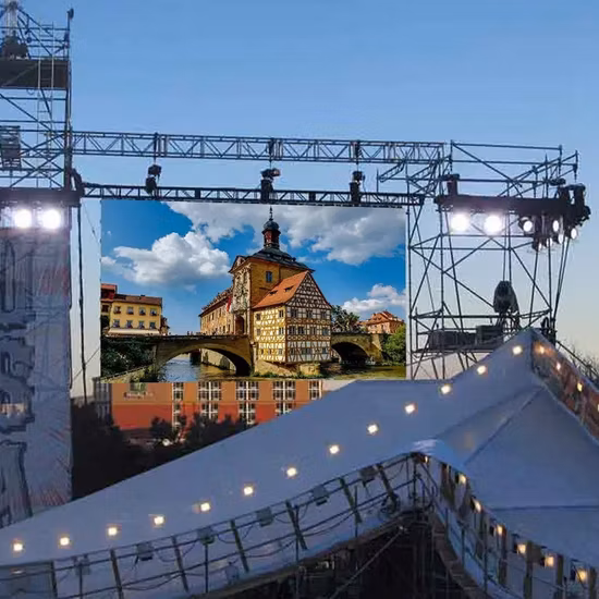 Full Color Indoor Outdoor Advertising Rental Curved Digital Mobile Flexible SMD Poster Stage Window TV LED Panel Display Screen with Replacement LED LCD Price