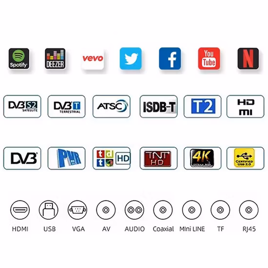 New Cheap 43 Inch Hot Selling New Product Screen LED Television 4K Curved Smart TV