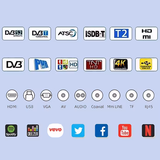 Factory Wholesale 40 Inch TV LED 2K Full HD TV Android Smart TV Television